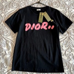 Dior x KAWS Black Tshirt